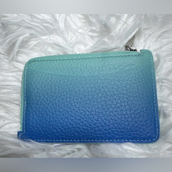 TIFFANY &Co🩵 100% Authentic TIFFANY Women's Zipped Logo Case Card Holder🩵 - Picture 5 of 7